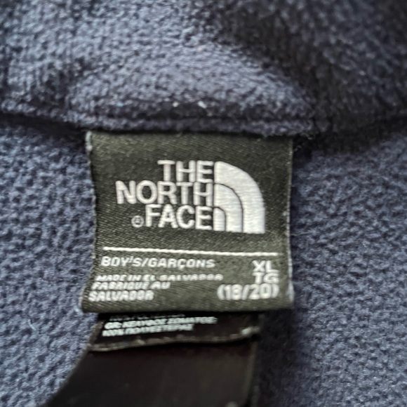 North Face Boys Fleece Quarter Zip size XL - Picture 3 of 3